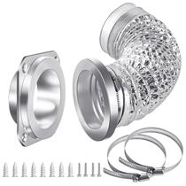 Kit de Conector para Saída de Secadora NAPNOOK Magnético com Duto de 1,0 m e 10 cm Kit de Conector para Saída de Secadora NAPNOOK Magnético com Duto de 1,0 m e 10 cm