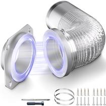 Kit de Conector para Ventilação de Secadora Drfilty MV-180 4 Polegadas Magnético