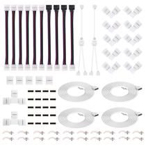 Kit de conectores de faixa de LED iCreating 5050 RGB de 4 pinos e 2 vias