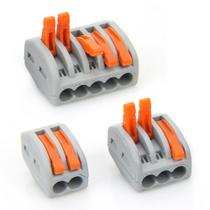 Kit de conectores de fio AHBLQD 90 PCS Compact Splicing 28-12 AWG