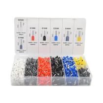 Kit de Conectores de Fio com 1200/1900 Peças - Isolados e com Terminais de Pino Kit de Conectores de Fio com 1200/1900 Peças - Isolados e com Terminais de Pino