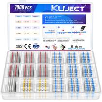 Kit de conectores de fio de vedação de solda termorretrátil Kuject 1000pcs