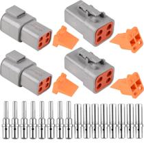Kit de conectores de fio impermeável JRReady ST6245 DTP de 4 pinos Kit de conectores de fio impermeável JRReady ST6245 DTP de 4 pinos