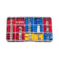 Kit De Conectores De Fio Isolados Com 280 Peças: Terminais Macho, Fêmea, Tipo Pá E De Compressão a Kit De Conectores De Fio Isolados Com 280 Peças: Terminais Macho, Fêmea, Tipo Pá E De Compressão a