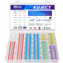 Kit de conectores de fio Kuject Heat Shrink Self Solder 955PCS Kit de conectores de fio Kuject Heat Shrink Self Solder 955PCS