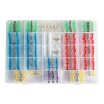 Kit de conectores de fio, solda com termorretrátil, à prova d'água, 400 unidades