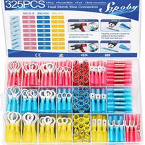 Kit de conectores de fio Sopoby Marine Grade 325PCS AWG 22-10