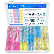 Kit de conectores de fio termorretrátil Kuject 720PCS à prova d'água