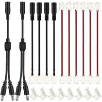 Kit de conectores de fita LED HitLights 8 mm 2 pinos com acessórios