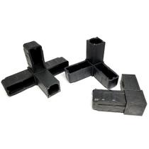 Kit de Conectores de Plástico para Metalon 25x25 mm - Modelos L, Y e S4 Kit de Conectores de Plástico para Metalon 25x25 mm - Modelos L, Y e S4