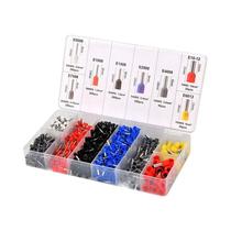 Kit De Conectores De Terminais De Fio Isolados 1200PCS Terminais De Ponta De Cabo Variados AWG 22-7