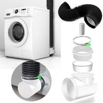 Kit de conectores de ventilação do secador MCKBJAMES com mangueira de secador de 4 polegadas