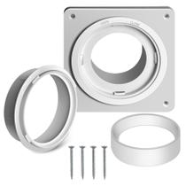 Kit de conectores de ventilação do secador Senshare Dryer Vent Wall Plate de 4 polegadas