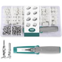 Kit de conectores eletrônicos JRready ST6490 2-8 pinos 18-24 AWG