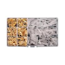 Kit De Conectores Isolados Tipo Pá 270 Peças 2.8mm-4.8mm-6.3mm Terminais Elétricos Macho E Fêmea