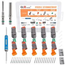 Kit de Conectores JRready Deutsch DT de 2 pines con Contactos Sólidos