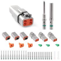 Kit de conectores JRready ST6114 DT06-4S DT04-4P à prova d'água 3 conjuntos Kit de conectores JRready ST6114 DT06-4S DT04-4P à prova d'água 3 conjuntos