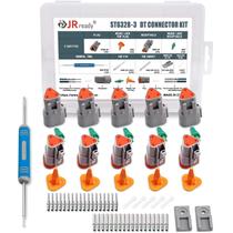 Kit de conectores JRready ST6328-3 Deutsch de 3 pinos com ferramenta