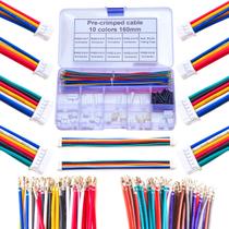 Kit de conectores Kidisoii JST-PHD 2.0 fêmea com cabos 22AWG