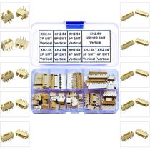 Kit de conectores Kidisoii JST XH2.5 SMT Header com 62 unidades Kit de conectores Kidisoii JST XH2.5 SMT Header com 62 unidades