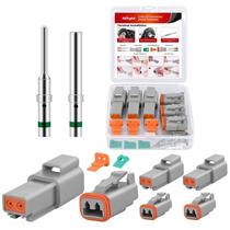 Kit de conectores Nilight 2 PIN DT 3 conjuntos com IP67 à prova d'água