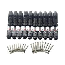 Kit De Conectores Para Painéis Solares De Alta Tensão 1000V 30A, 5/10 Pares De Plugues PV Para Cabos
