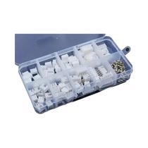 Kit De Conectores Terminais 230 Peças 2p 3p 4p 5pin 2.54mm Pitch Conectores Macho E Fêmea