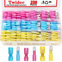 Kit de conectores termorretráteis Twidec 230PCS 22-10 AWG Kit de conectores termorretráteis Twidec 230PCS 22-10 AWG
