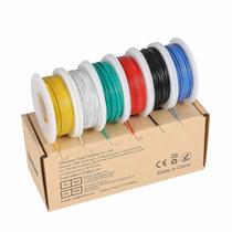 Kit de conexão de fio TUOFENG 26AWG 10m cada 6 cores de cobre estanhado