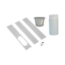 Kit De Conexão Universal Para Tubo De Exaustão De Ar Condicionado Com Placa Deslizante Para Janela E