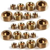Kit De Conexões De Latão Para Tubos DAYIFUN - 20 Peças Com Rosca Interna Hexagonal NPT 1/8, 1/4,