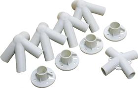 Kit de Conexões para Gazebo - Peças plásticas de Reposição para Tenda - Nautika