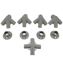Kit de conexoes para gazebo tenda 9 peças NTK
