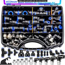 Kit de conexões para mangueiras de ar mxuteuk Quick Connect Push-to-Connect