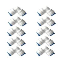 Kit De Conexões Rápidas Push-In Para Tubos De Água RO, Tê, Cotovelo E Válvula De Esfera, 10 Peças,