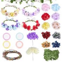 Kit de confecção de coroas de flores, conjunto INFUNLY 20 com acessórios Kit de confecção de coroas de flores, conjunto INFUNLY 20 com acessórios