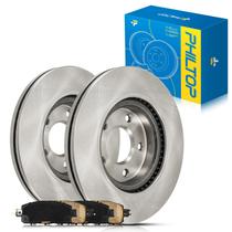 Kit de conjunto de rotor de freio e pastilhas de freio de cerâmica para Altima 2014-2019