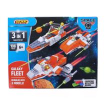 Kit de construção Anker Play Blokko 3 em 1 Galaxy Fleet 108 peças Kit de construção Anker Play Blokko 3 em 1 Galaxy Fleet 108 peças