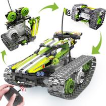 Kit de construção BIRANCO. Controle remoto Tracked 3 em 1 Stunt Racer