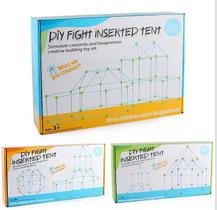 Kit de construção Construction Fort Kids 85 peças Ultimate com GE Kit de construção Construction Fort Kids 85 peças Ultimate com GE