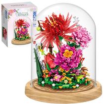 Kit de construção de buquês de flores Coleção Botânica QARULUS