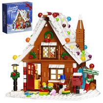 Kit de construção de casa de gengibre de Natal YOYBLOXY com LED Kit de construção de casa de gengibre de Natal YOYBLOXY com LED