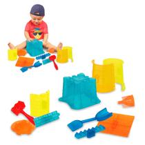 Kit de Construção de Castelo de Areia Battat Sand Toys - 11 Peças (3+ Anos)