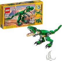 Kit de Construção de Dinossauros: Pterodáctilo, Tricerátopo e T-Rex - LEGO