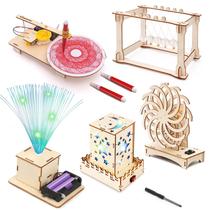 Kit de construção de madeira STEM Toy Wzzkppa Physics Kids 8-12 anos Kit de construção de madeira STEM Toy Wzzkppa Physics Kids 8-12 anos