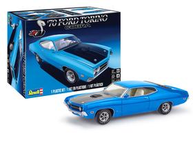 Kit de construção de modelo de carro Revell 1970 Ford Torino Cobra 1:25