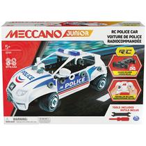 Kit de construção de modelos de brinquedo Meccano Junior RC Police Car 5 anos ou mais