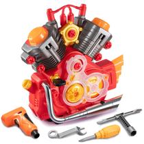 Kit de construção de motor POFJOEQ Kids Mechanic Repair Set de 3 anos ou mais Kit de construção de motor POFJOEQ Kids Mechanic Repair Set de 3 anos ou mais