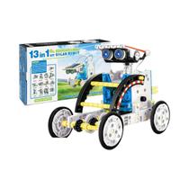 Kit De Construção De Robôs STEM 12-em-1, Conjunto De Engenharia DIY, Experimento Educacional De
