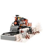 Kit de construção DovoB Christmas Steam Train com 853 peças